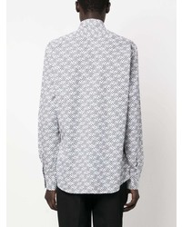 Karl Lagerfeld Logo Print Long Sleeve Shirt