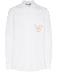 Moschino Logo Print Long Sleeve Shirt