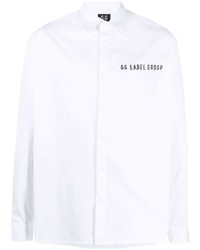 44 label group Logo Print Long Sleeve Shirt