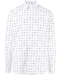 Karl Lagerfeld Logo Print Long Sleeved Shirt