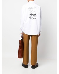 Kenzo Logo Print Shirt