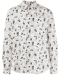 PS Paul Smith Long Sleeved Graphic Print Shirt