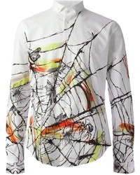 McQ by Alexander McQueen Spider Web Print Shirt