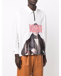 Viktor & Rolf Mushroom Graphic Print Zip Shirt