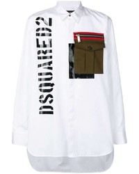 DSQUARED2 Oversized Chest Pocket Shirt