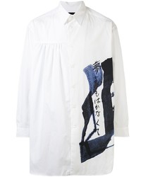 Yohji Yamamoto Oversized Printed Shirt