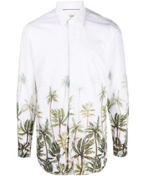 Tintoria Mattei Palm Trees Print Cotton Shirt