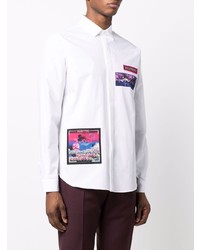 Valentino Patch Detail Button Up Shirt