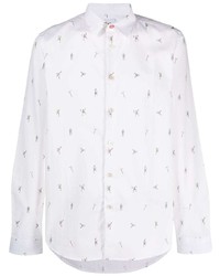 PS Paul Smith Patterned Long Sleeve Shirt