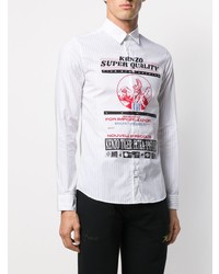 Kenzo Pinstripe Slim Fit Shirt
