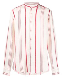 PENINSULA SWIMWEA R Stripe Print Long Sleeved Shirt