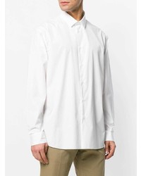 Oamc Rear Print Fitted Shirt