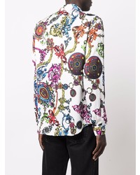 VERSACE JEANS COUTURE Regalia Baroque Print Long Sleeve Shirt