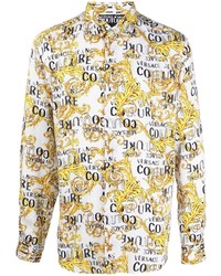 VERSACE JEANS COUTURE Signature Barocco Print Shirt