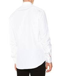 DSQUARED2 Skater Print Long Sleeve Shirt White