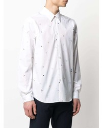 PS Paul Smith Slim Cut Paint Splatter Shirt