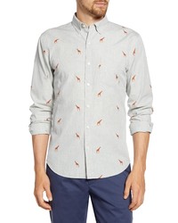 Bonobos Slim Fit Giraffe Print Shirt