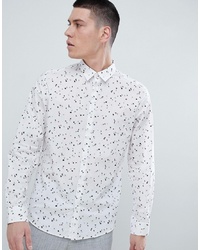 Selected Homme Slim Fit Shirt With All Over Dot Print