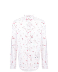 Ps By Paul Smith Slim Fit Sketchbook Print Shirt
