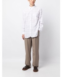 Engineered Garments Stripe Print Cotton Shirt