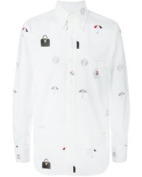 Thom Browne Multi Print Button Down Shirt