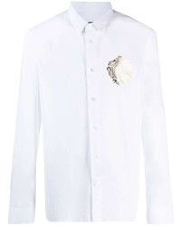 VERSACE JEANS COUTURE V Emblem Cotton Shirt
