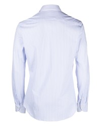Xacus Vertical Stripe Print Shirt