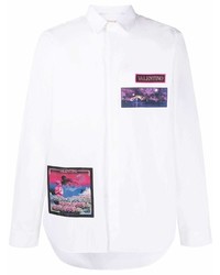 Valentino Water Nights Patches Shirt