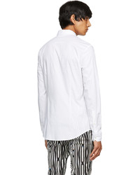 Moschino White Double Question Mark Shirt