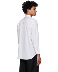 Comme Des Garcons Play White Heart Patch Shirt