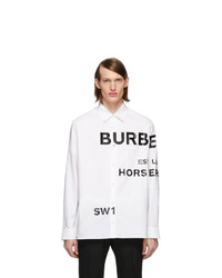 Burberry White Horseferry Shirt