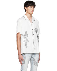 Ksubi White Kut Out Resort Shirt