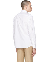 Burberry White Logo Appliqu Shirt