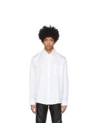 Marine Serre White Moon Allover Loose Shirt