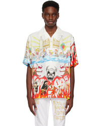 Wacko Maria White Neckface Edition Graphic Shirt