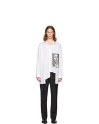Isabel Benenato White Oversized Poplin Shirt