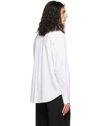 Kenzo White Poplin Casual Shirt