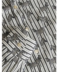 Etro Zebra Print Long Sleeved Shirt