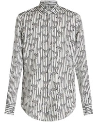 Etro Zebra Print Long Sleeved Shirt