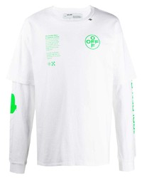 Off-White Arch Shapes Double Sleeve T Shirt