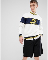 Nike Archive Long Sleeve T Shirt In White Ah0715 133