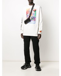 Heron Preston Bird Print Long Sleeved T Shirt