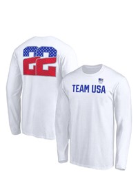 FANATICS Branded White Team Usa 2022 Winter Olympics Team Rep Long Sleeve T Shirt At Nordstrom