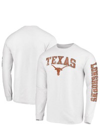 FANATICS Branded White Texas Longhorns Arch Over Logo 2 Hit Long Sleeve T Shirt At Nordstrom