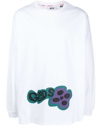 Gcds Checkboard Print Long Sleeve T Shirt