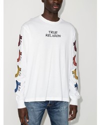 True Religion Comic Sleeve Cotton T Shirt