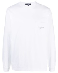 Comme des Garcons Comme Des Garons Logo Print Pocket Long Sleeves T Shirt