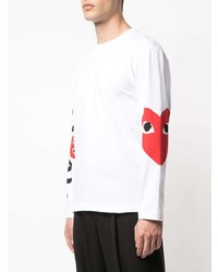 Comme Des Garcons Play Comme Des Garons Play Almond Eye Long Sleeved T Shirt