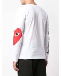 Comme Des Garcons Play Comme Des Garons Play Almond Eye Long Sleeved T Shirt