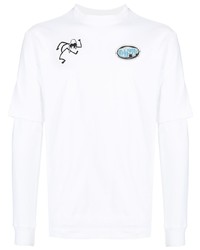 Off-White Dj Print Logo Print Cotton T Shirt